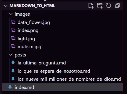 estructura en visual studio code